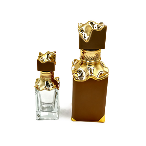 Botella de Perfume de vidrio dorado - 30/100 ml