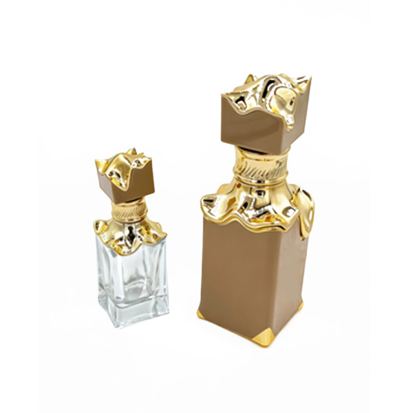 Botella de Perfume de vidrio dorado - 30/100 ml