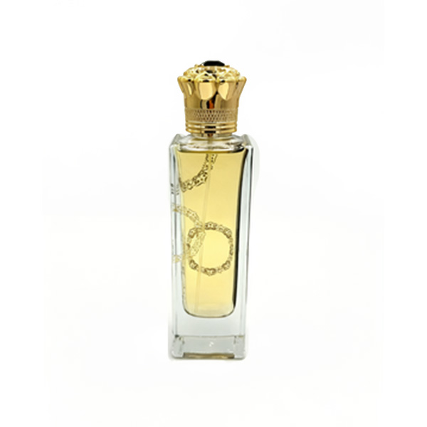 Botella de Perfume de vidrio cuadrado claro - 100 ml