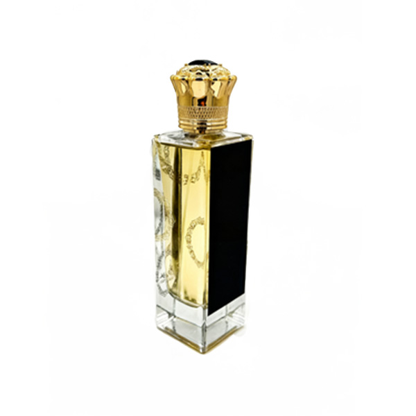 Botella de Perfume de vidrio cuadrado claro - 100 ml