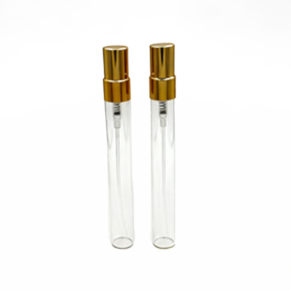Botella de vidrio transparente Roll-on - 10 ml