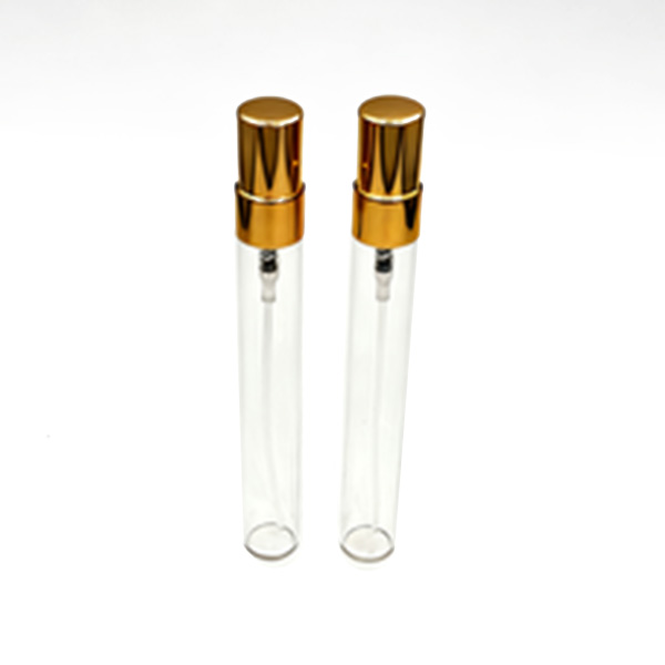 Botella de vidrio transparente Roll-on - 10 ml