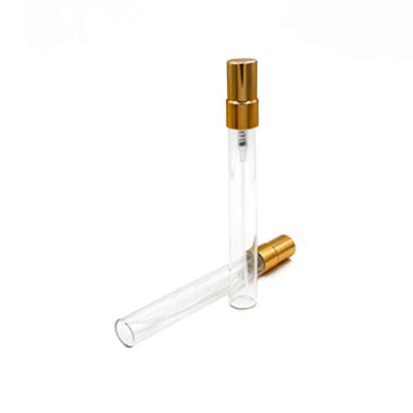 Botella de vidrio transparente Roll-on - 10 ml