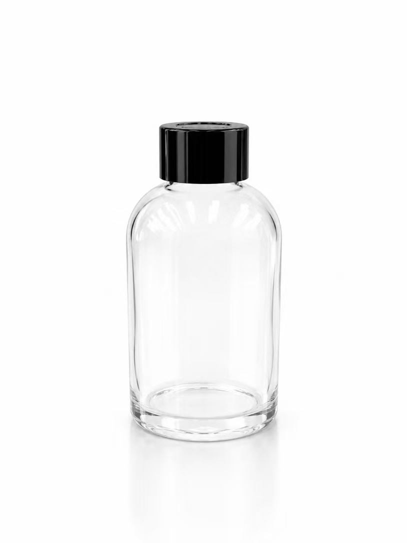 HJ-324 botella de difusión de lámina de vidrio de hombro redonda hj-324-100 ml
