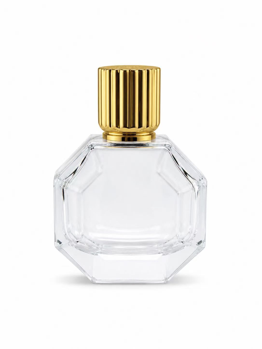 HJ-312 botella de Perfume de vidrio octogonal - 30 ml