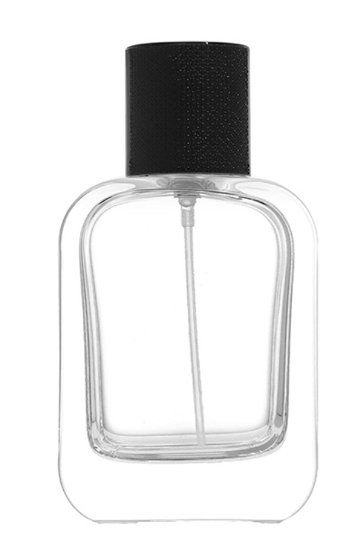 Botella de Perfume de vidrio de marco Rectangular redondehj-222-30/50/100 ml