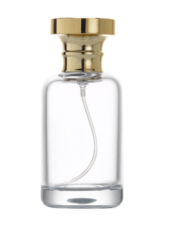 Botella de Perfume de vidrio Rectangular redondehj-205-50/100 ml