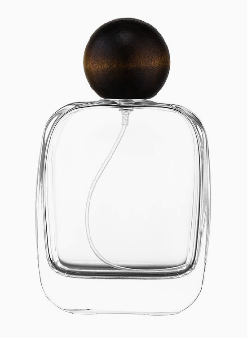 Botella de Perfume de vidrio cuadrado redondehj-217-30/50/100 ml