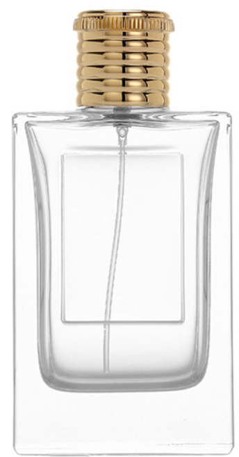 Botella de Perfume de vidrio Rectangular alto HJ-227-100 ml