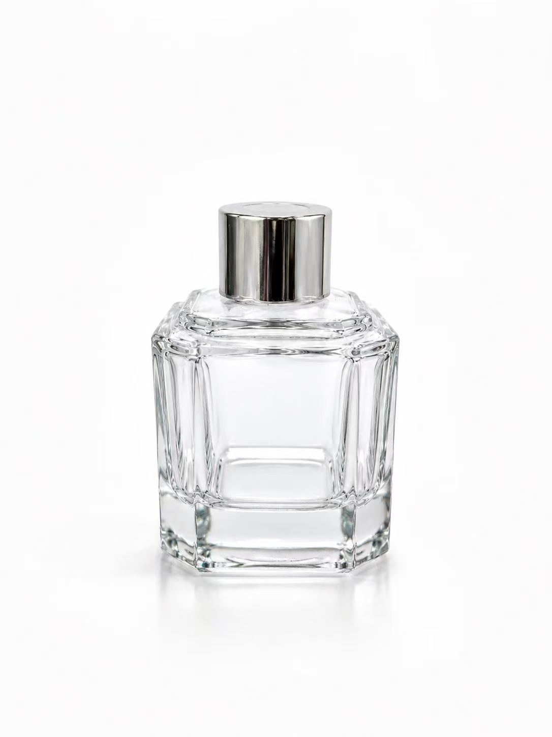 HJ-328 facfaccuadrado de vidrio de caña difubotella - 100 ml