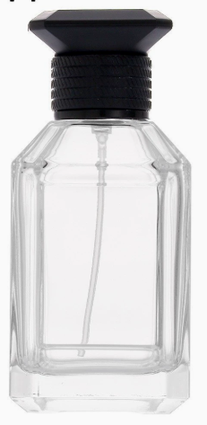 HJ-213 botella de Perfume de vidrio Rectangular con bisel hj-213-30/50/100 ml