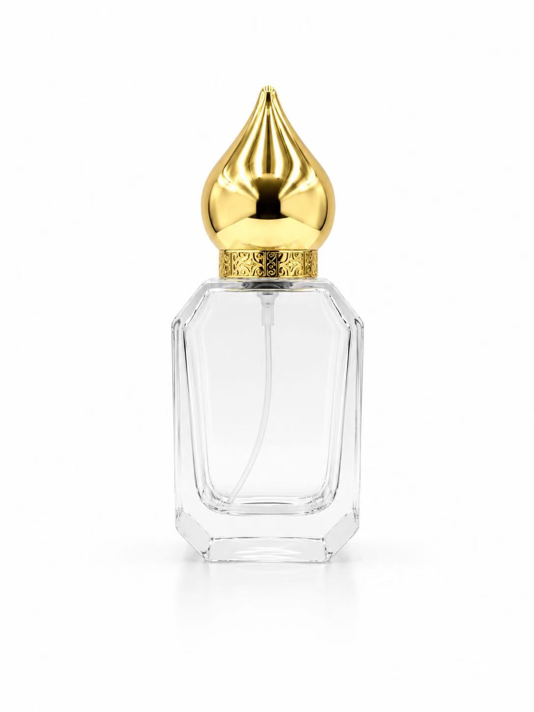 Botella de Perfume de vidrio Rectangular compacta HJ-274-15/30/50/100 ml