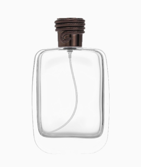 Botella de Perfume de vidrio Rectangular redondesuave HJ-242-50/100 ml