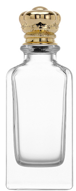Botella de Perfume de vidrio Rectangular de hombro redondehj-228-90 ml