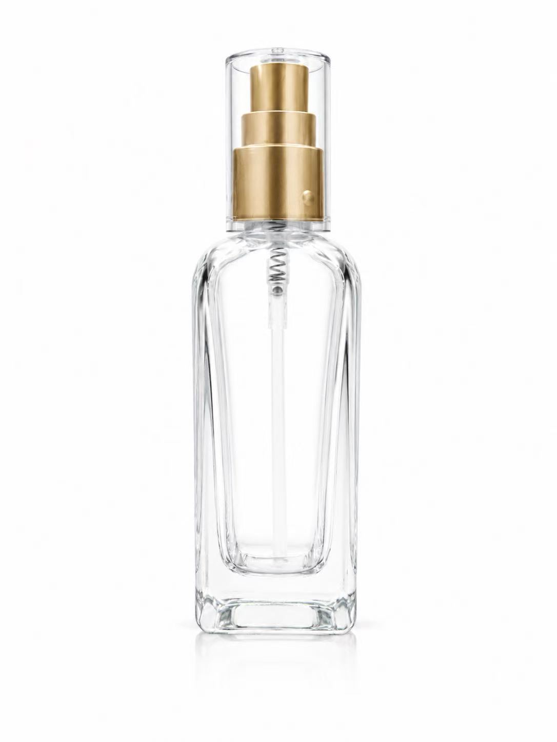 Botella de Perfume de vidrio pulverirectangular HJ-257:100 ml