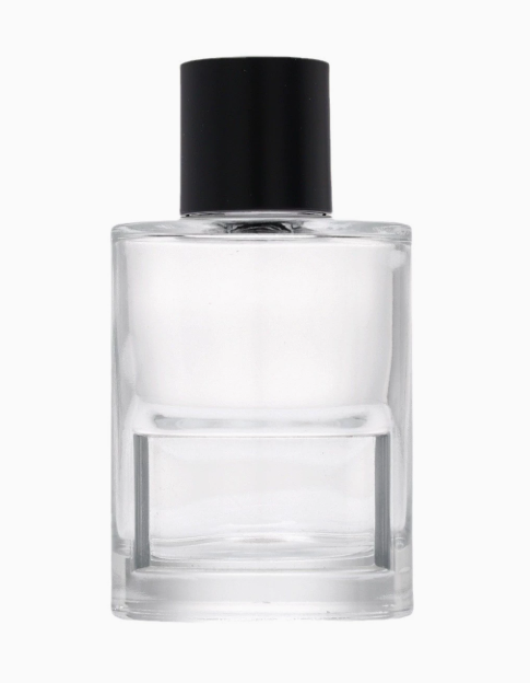 Botella de Perfume de vidrio cilíndrico escalonhj-218-100 ml